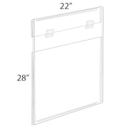 AZAR DISPLAYS 22"W x 28"H Wall Mounted Poster Frame. Mounting Hardware Included. 182728
